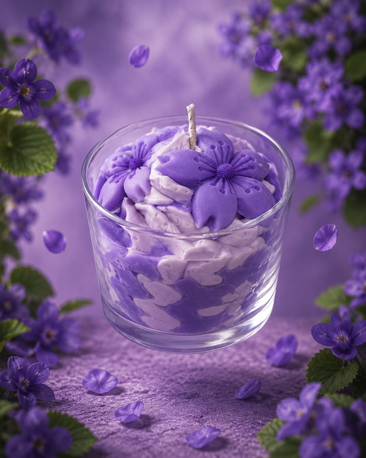 Bougie parfumée violette | Violetta