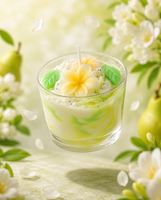 Bougie parfumée poire freesia | Perissia
