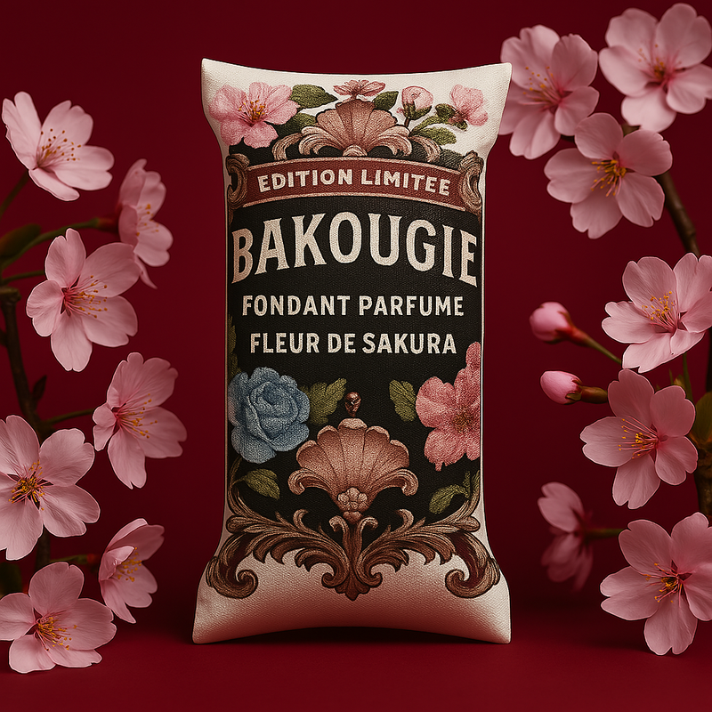 Fondant de cire parfumée fleur de sakura, 30h de diffusion de parfum, cire végétale et parfum Français 
