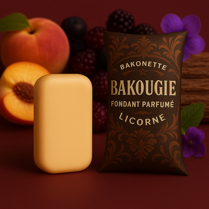 Fondant de cire parfumée licorne, 30h de diffusion de parfum, cire végétale et parfum Français 