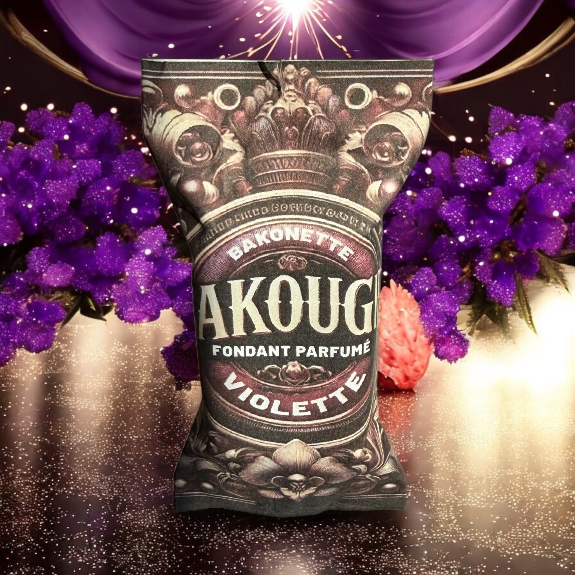 Fondant de cire parfumée violette, 30h de diffusion de parfum, cire végétale et parfum Français 