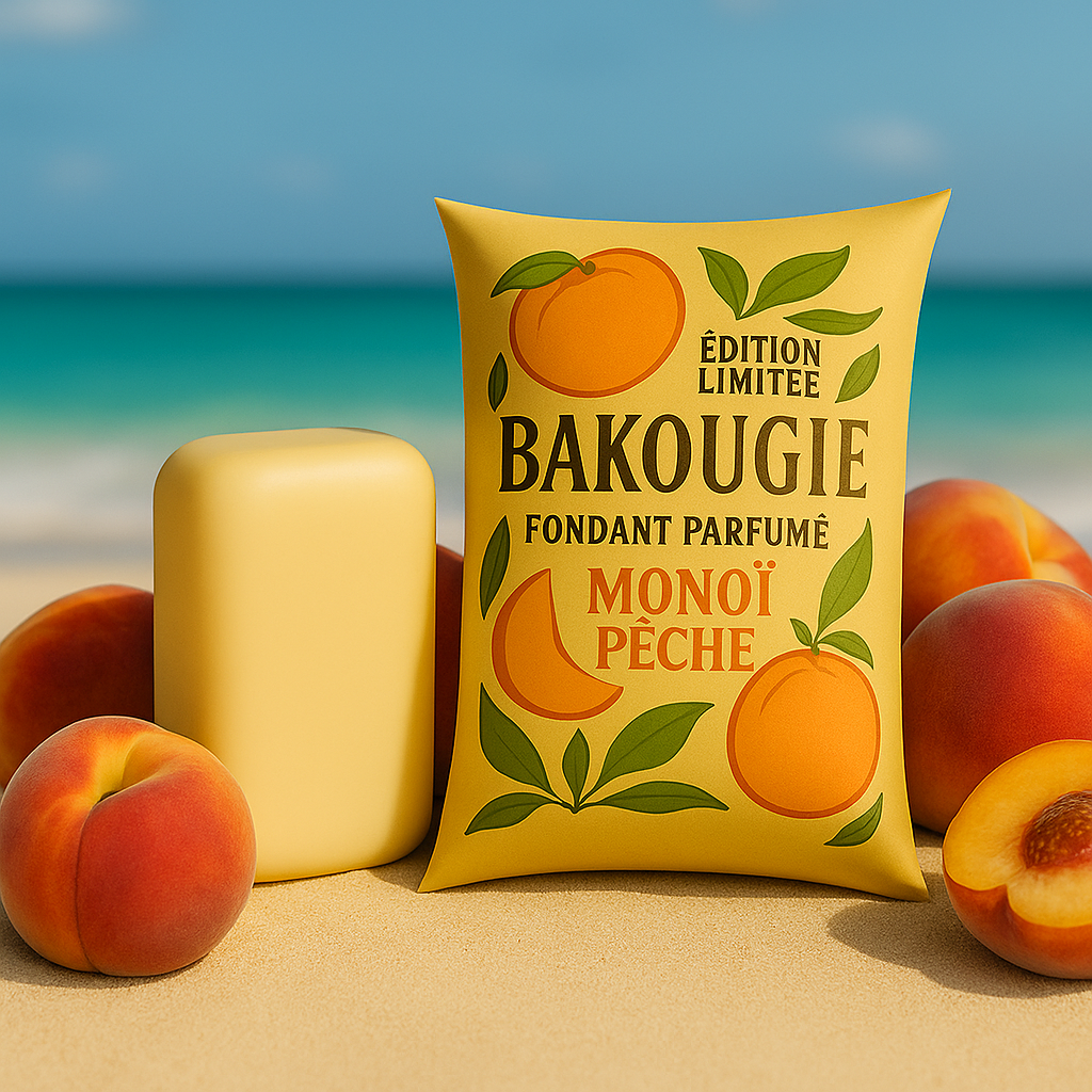 Fondant parfumé Monoï pêche | Bakonette