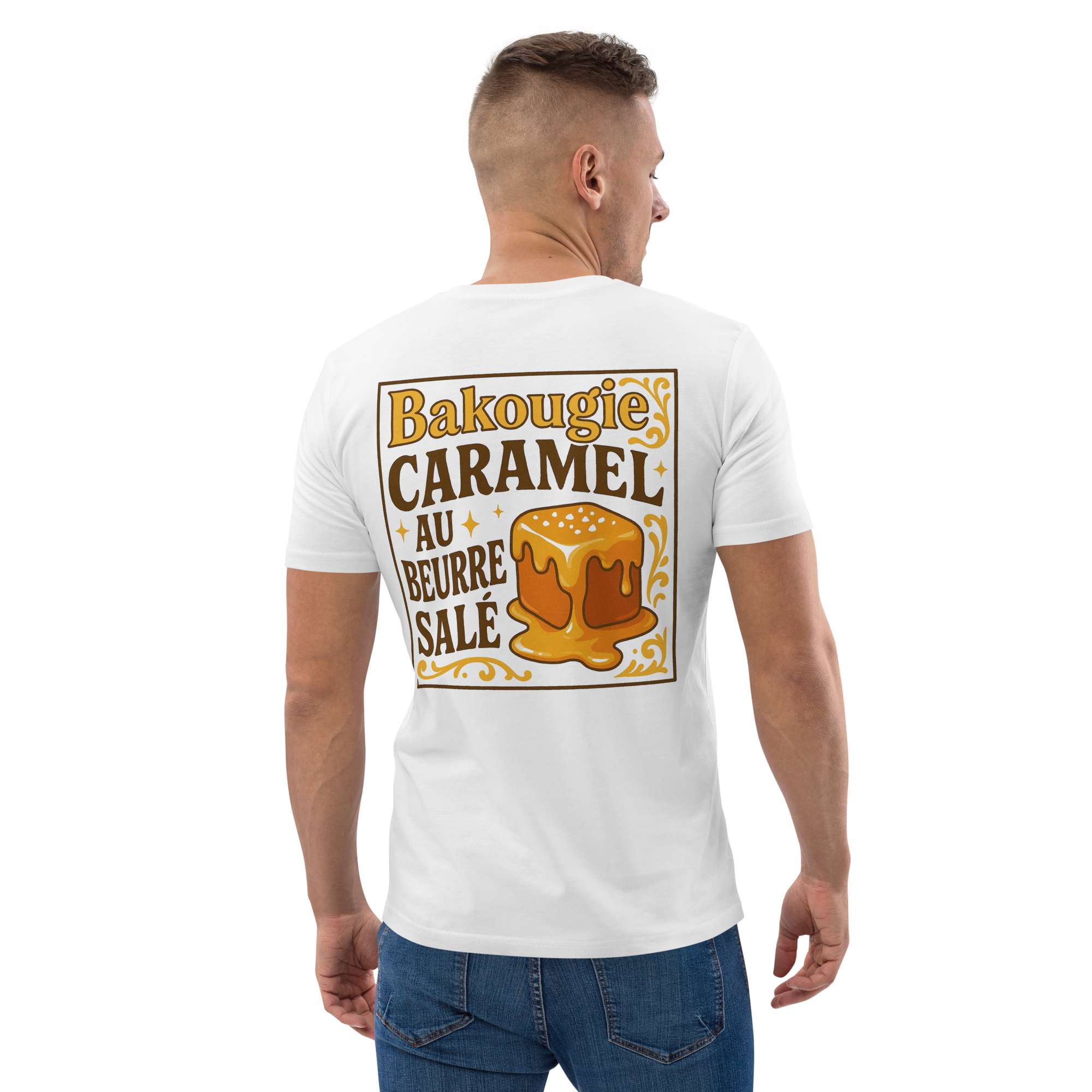 T-shirt en coton | Caramel au beurre salé