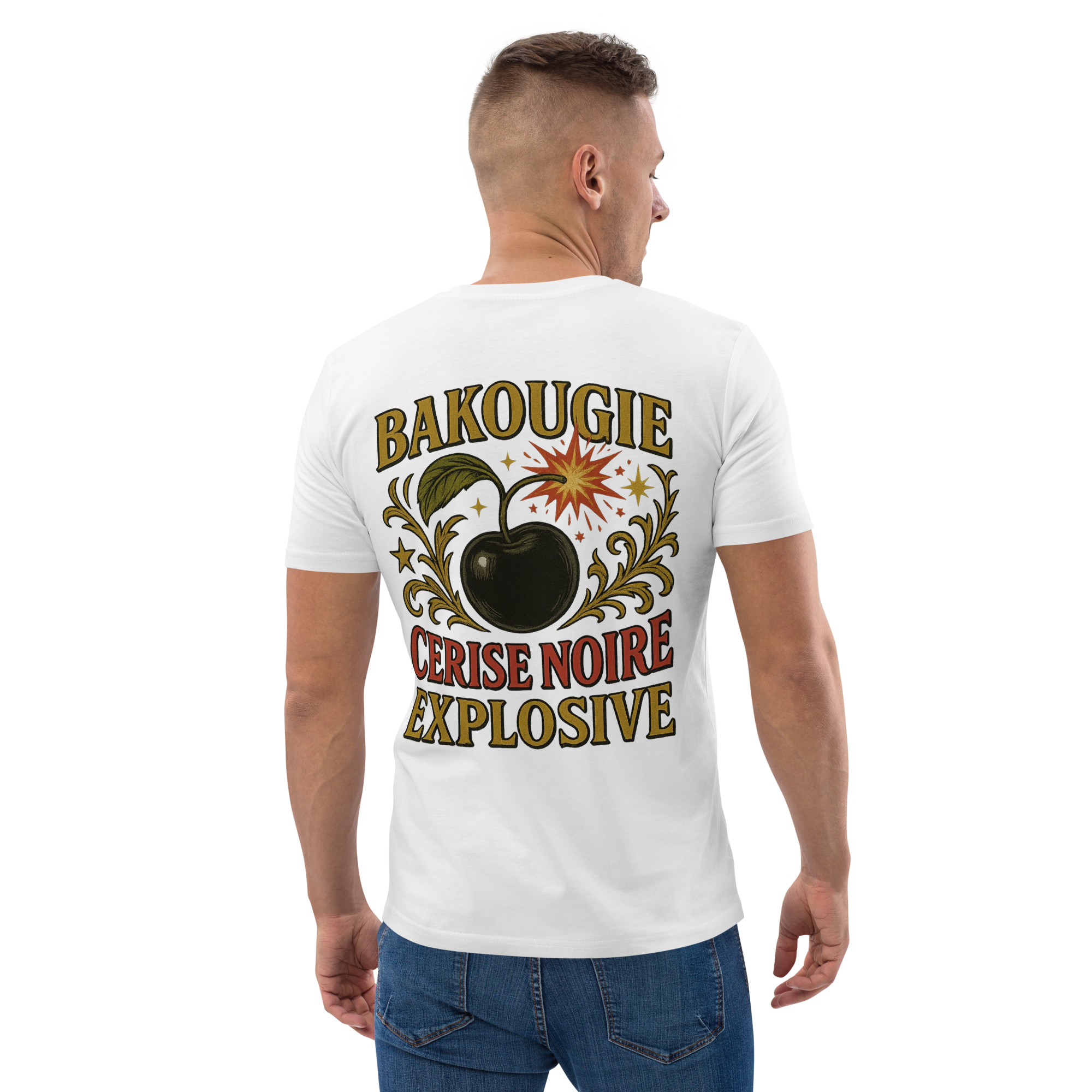 T-shirt en coton | Cerise noire explosive