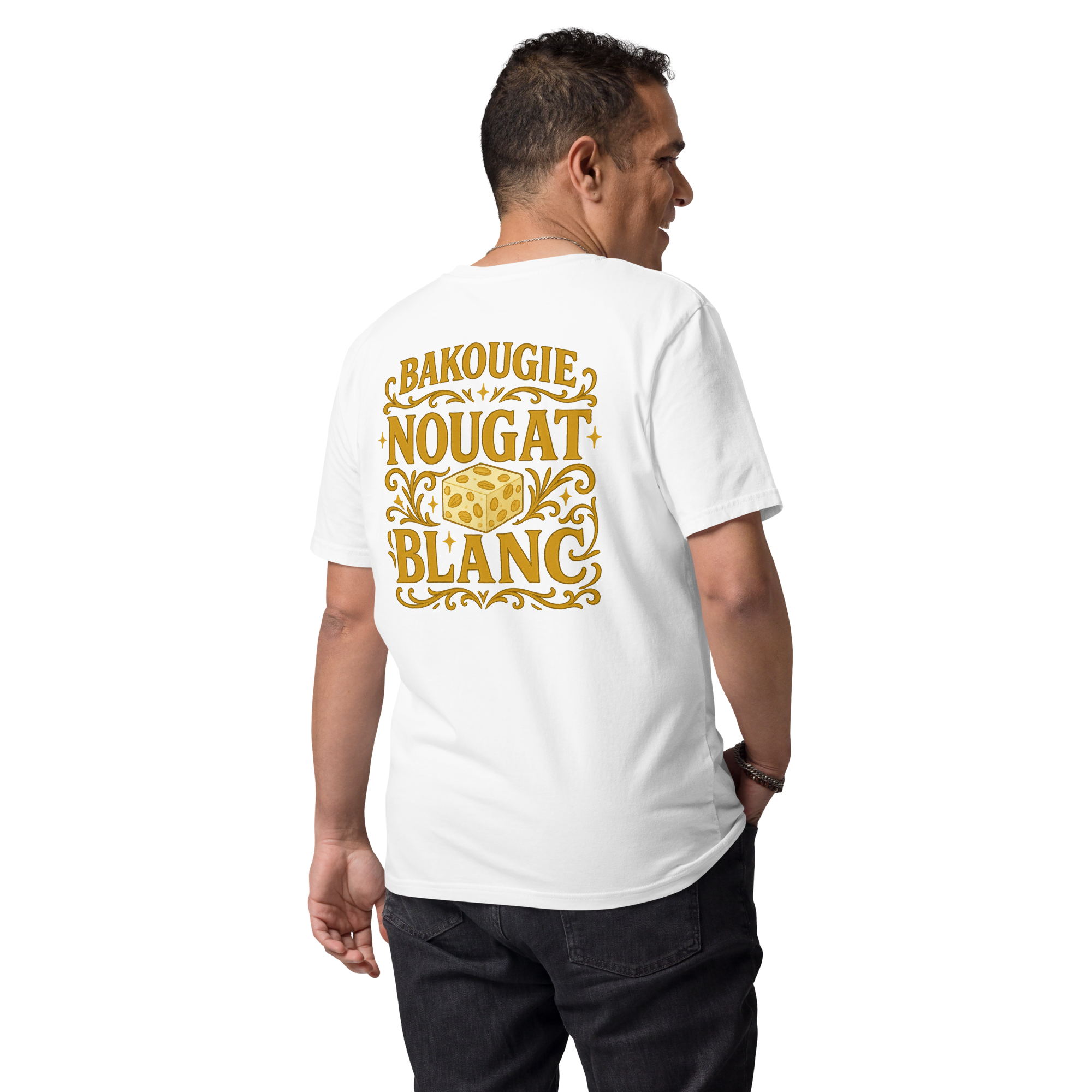 T-shirt en coton | Nougat blanc