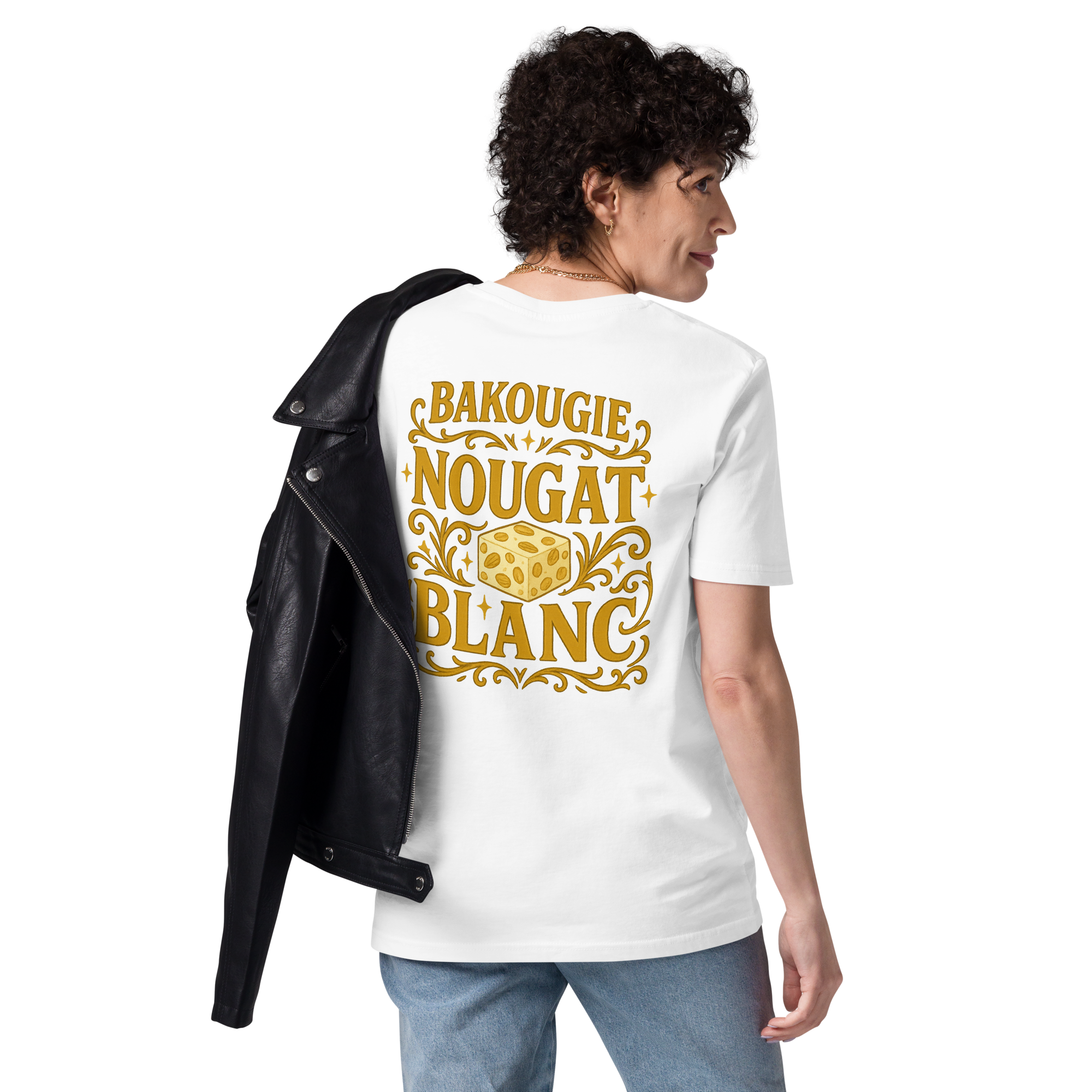 T-shirt en coton | Nougat blanc