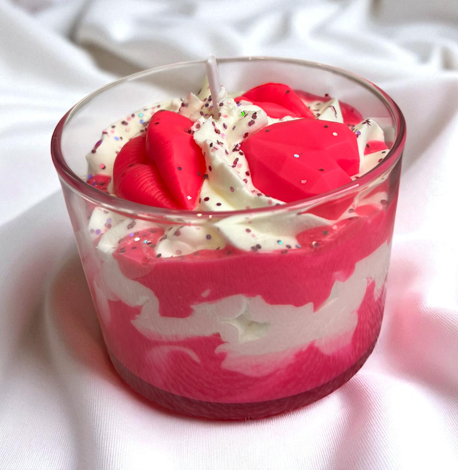 Bougie Framboise | Bisous sucrés