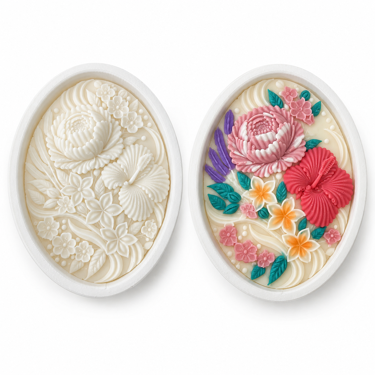 Cadre de cire parfumée | Flores