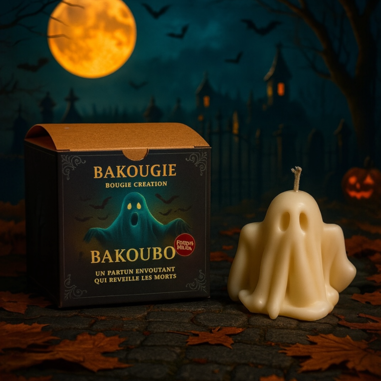 Bougie nougat blanc | Bakouboo