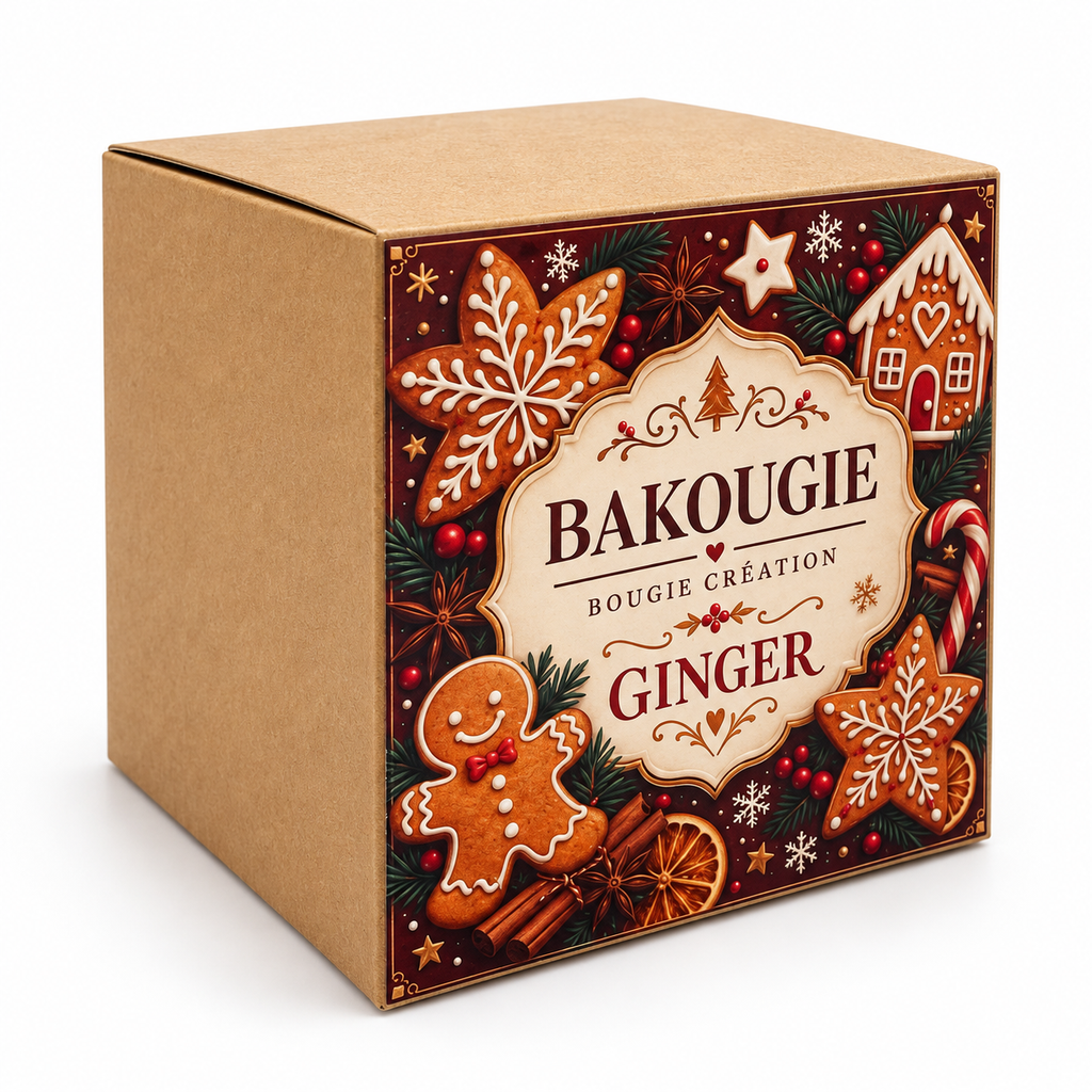 Bougie parfumée pain d’épices | Ginger