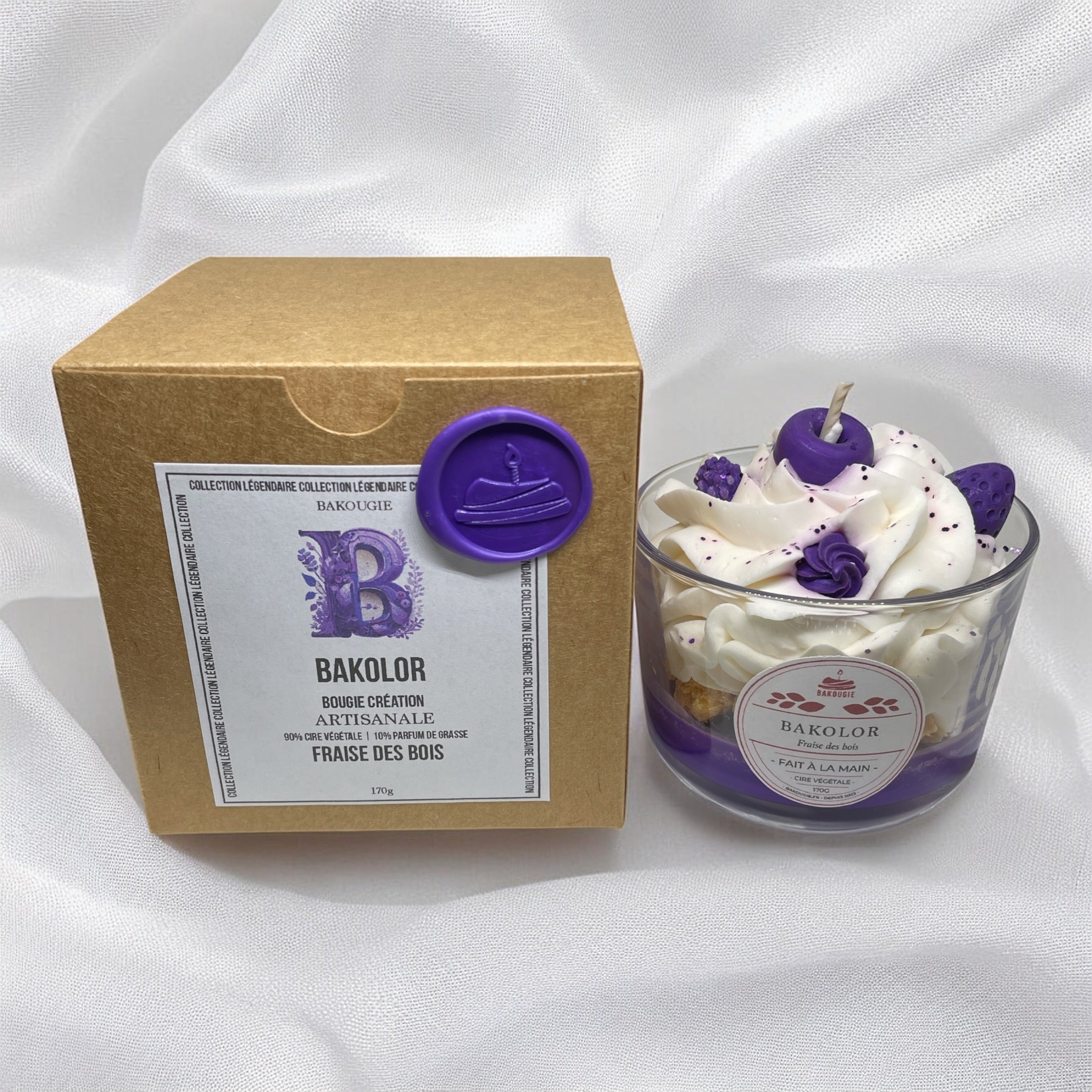 Vela de fresa salvaje