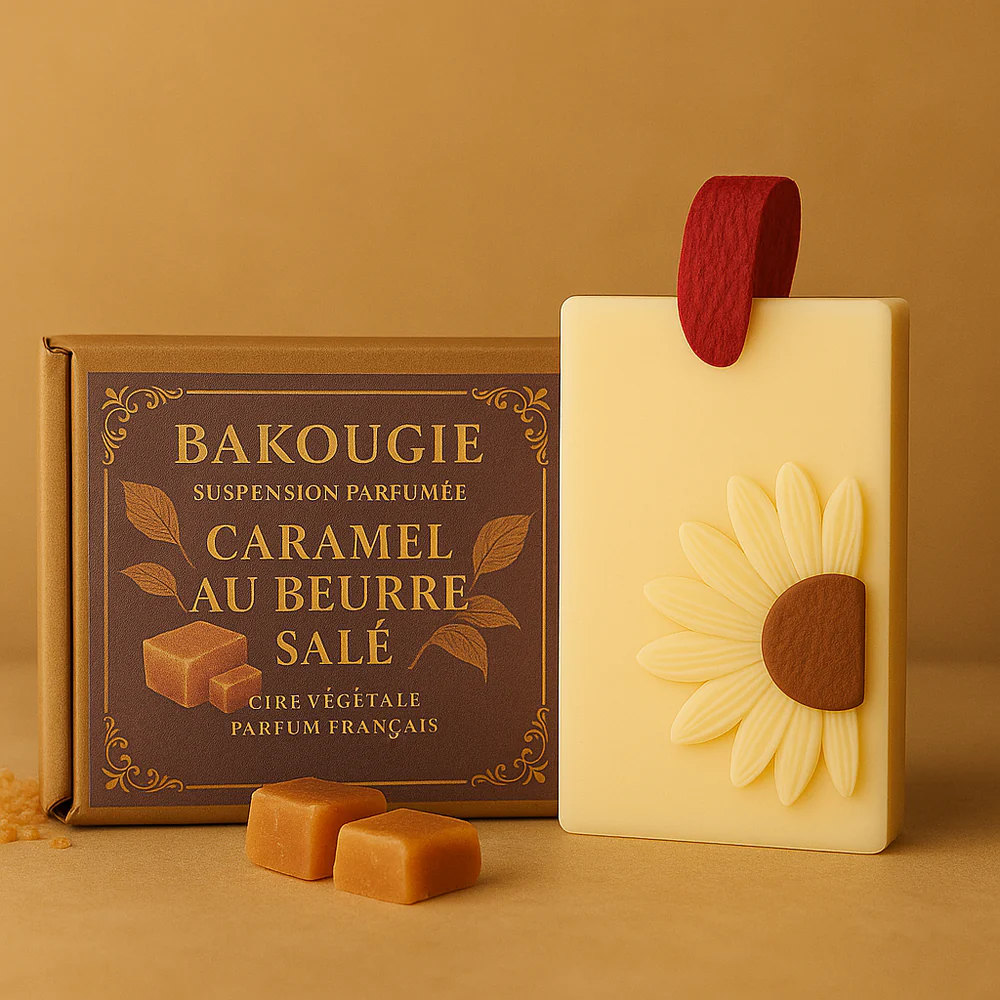 Suspension de cire parfumée | Caramel au beurre salé