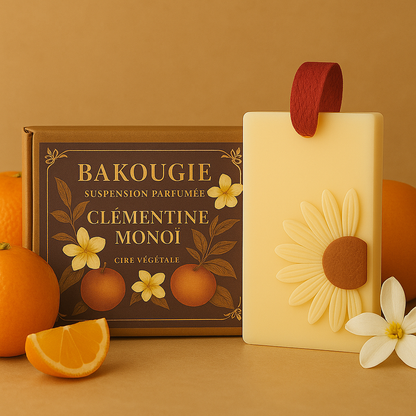 Suspension de cire parfumée | Clémentine monoï