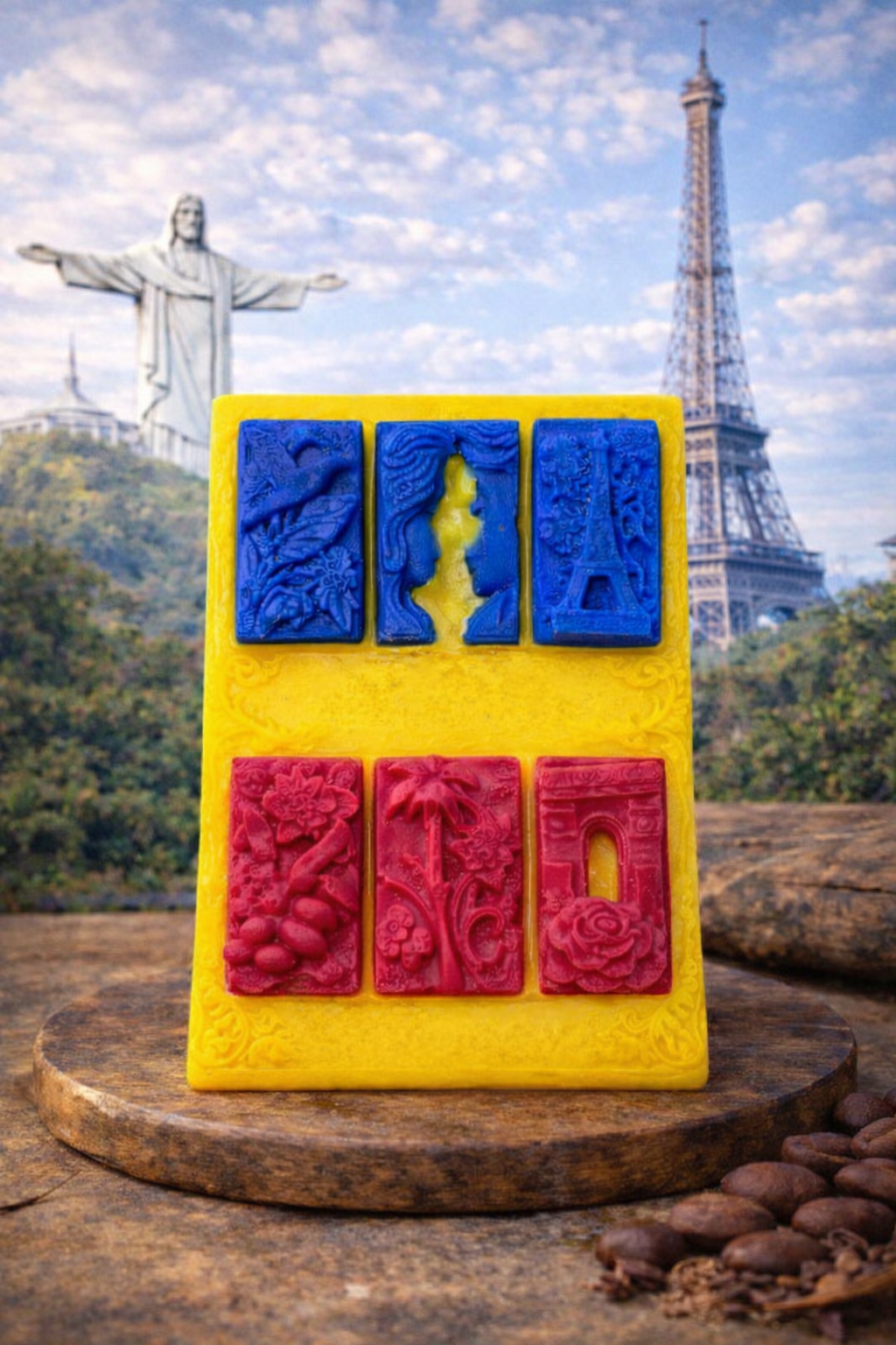 Tablette de cire parfumée mangue papaye