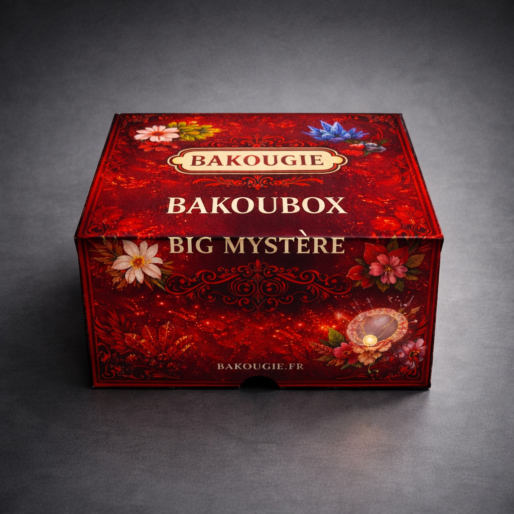 Bakoubox Big Mystère Bakougie composée de produits parfumés artisanaux