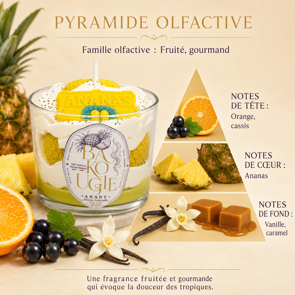 Bougie parfumée Ananas Anany Bakougie — vue complémentaire 4