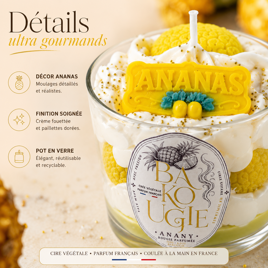 Bougie parfumée Ananas Anany Bakougie — vue complémentaire 6