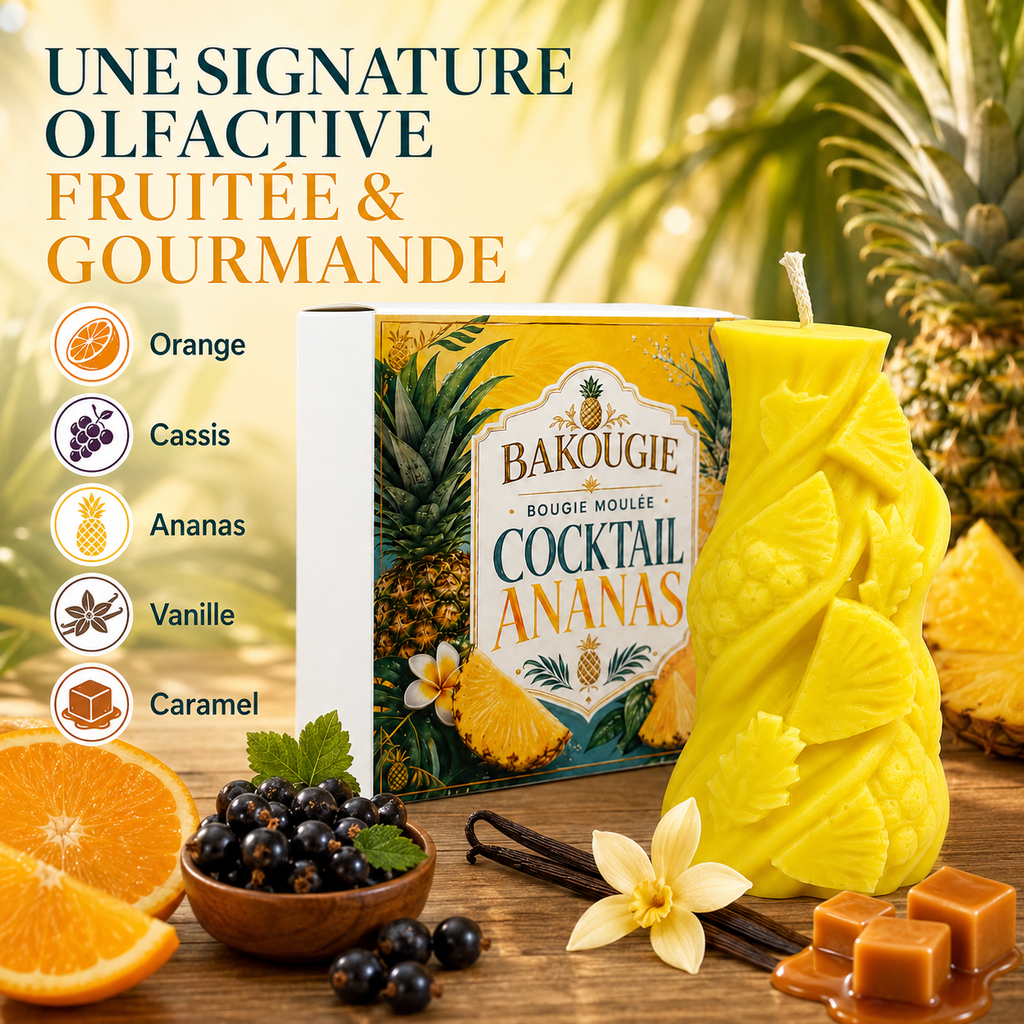 Bougie parfumée Cocktail Ananas Bakougie — vue complémentaire 6