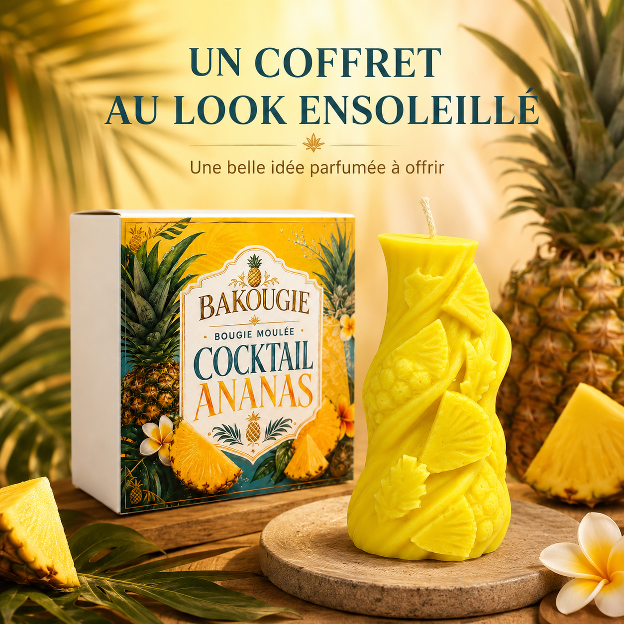 Bougie parfumée Cocktail Ananas Bakougie — vue complémentaire 7