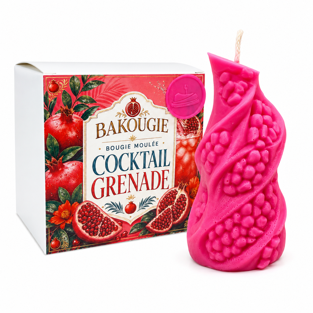 Bougie parfumée Cocktail Grenade Bakougie — vue complémentaire 9