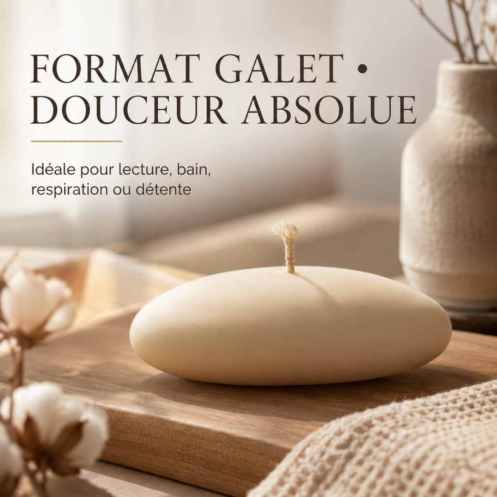 Bougie parfumée Fleur de coton Galet Bakougie — vue complémentaire 6