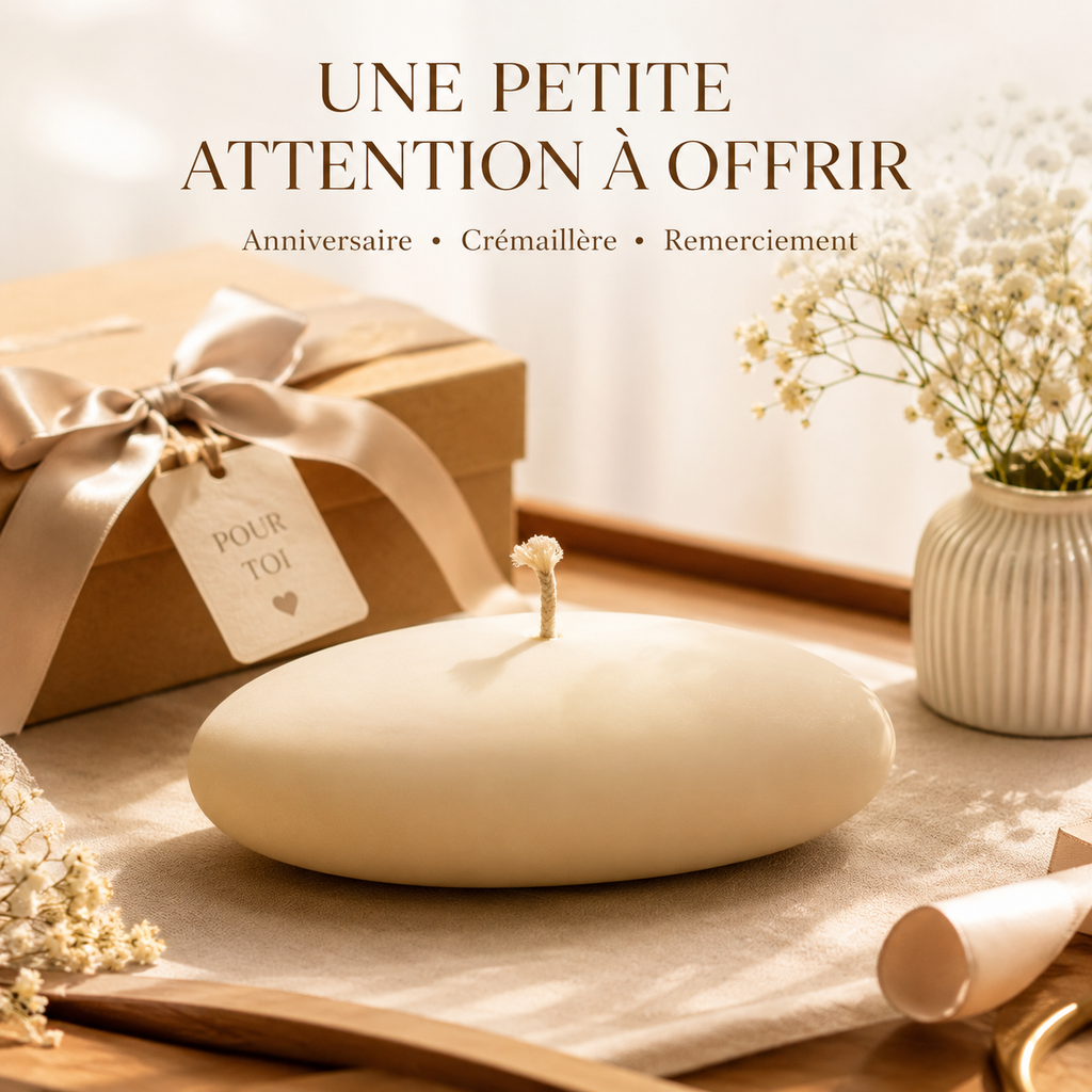 Bougie parfumée Fleur de coton Galet Bakougie — vue complémentaire 7