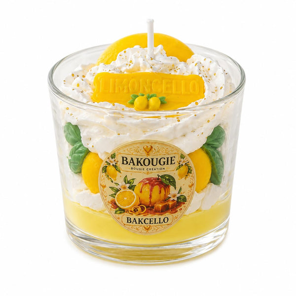 Bougie parfumée Limoncello Bakcello Bakougie