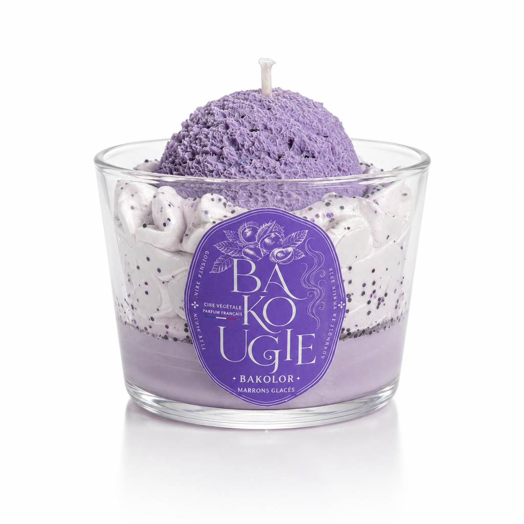 Bougie parfumée marrons glacés « Bakolor » de Bakougie, vue principale