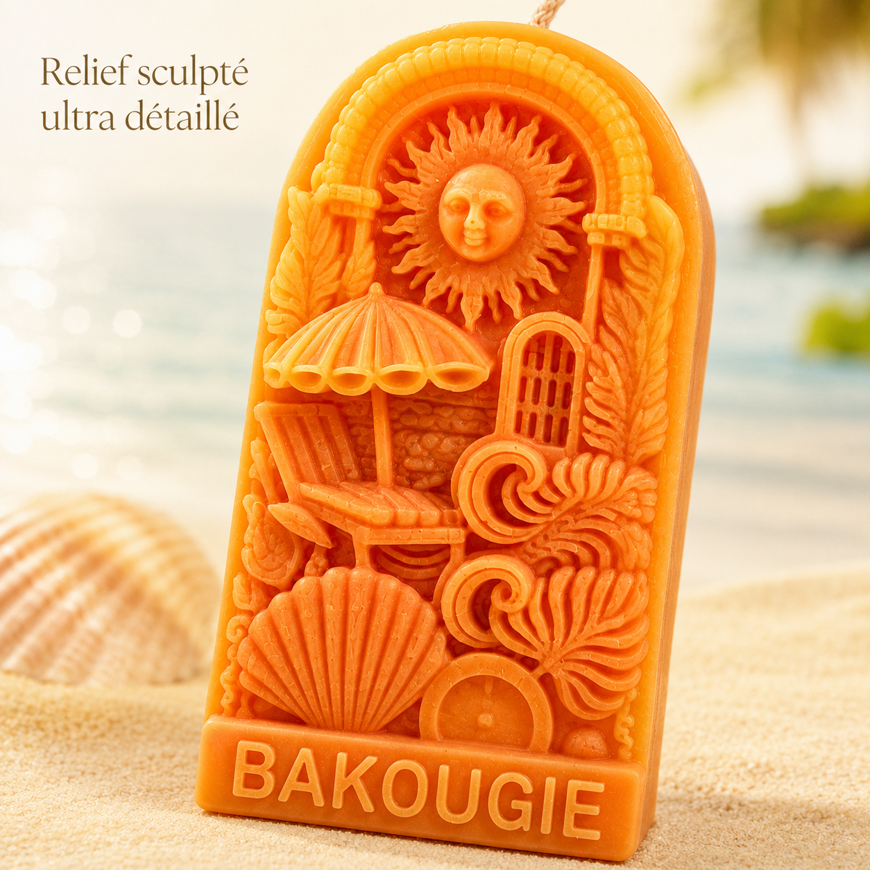 Bougie parfumée Monoï des Îles Solecito des Îles Bakougie — vue complémentaire 4