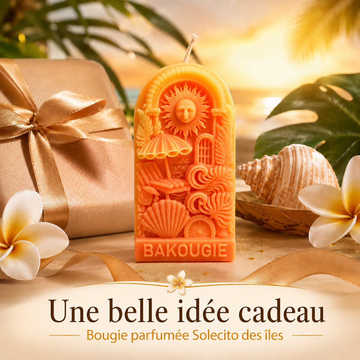 Bougie parfumée Monoï des Îles Solecito des Îles Bakougie — vue complémentaire 5
