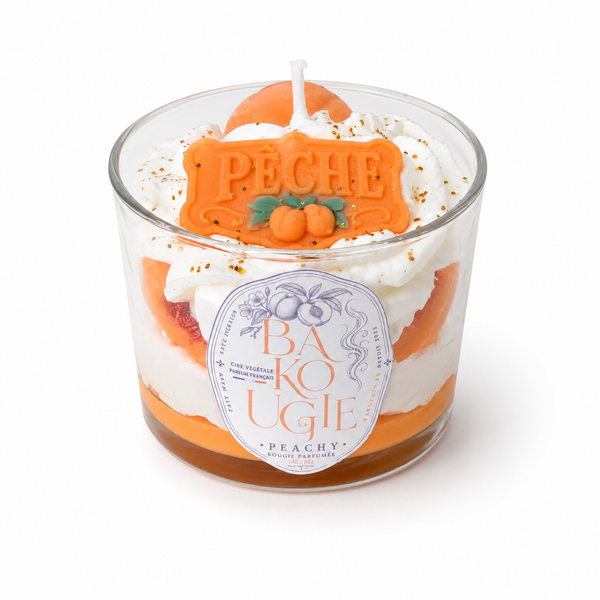 Bougie parfumée Pêche Peachy Bakougie