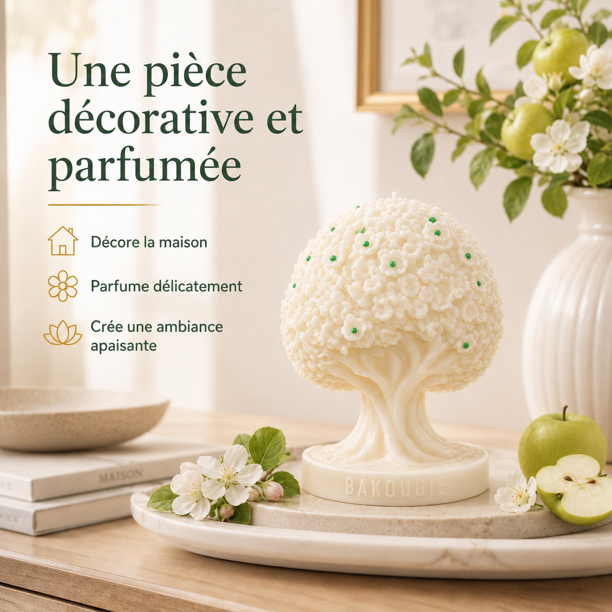 Bougie parfumée Pomme verte Arbre de vie Bakougie — vue complémentaire 3