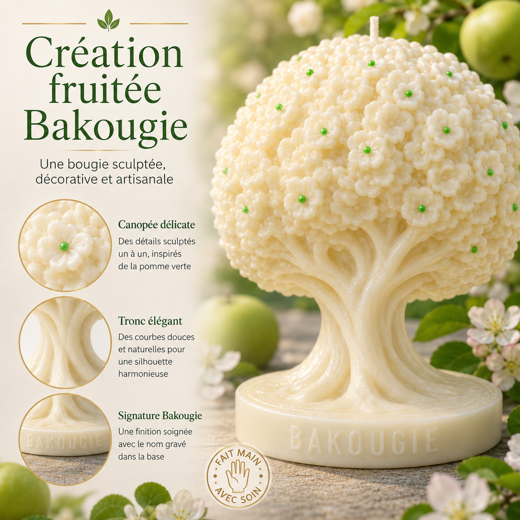 Bougie parfumée Pomme verte Arbre de vie Bakougie — vue complémentaire 6