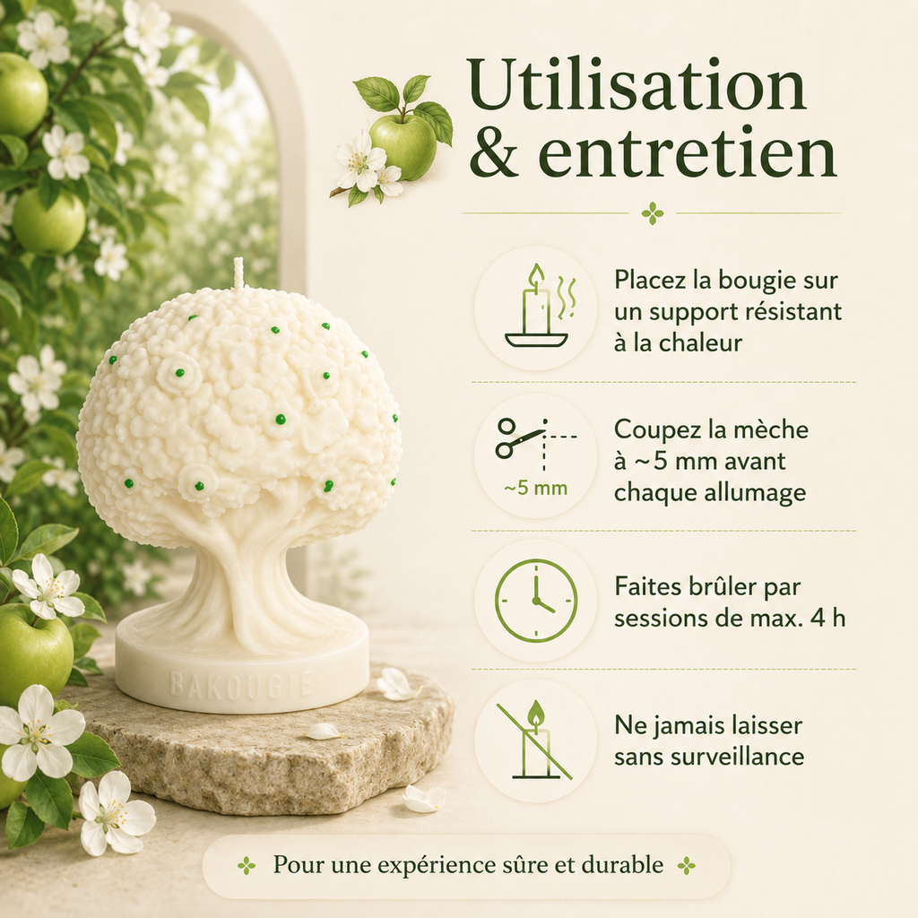 Bougie parfumée Pomme verte Arbre de vie Bakougie — vue complémentaire 7