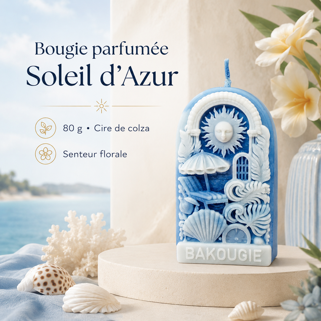 Bougie parfumée Soleil d’Azur Solecito d’Azur Bakougie — vue complémentaire 2