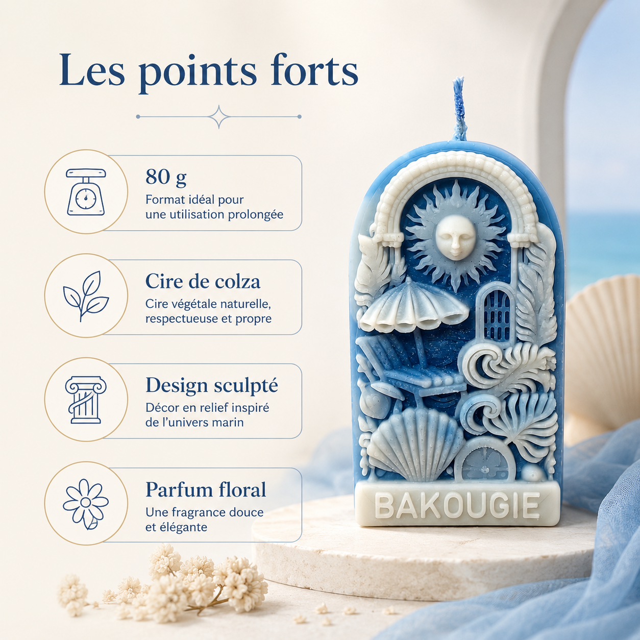 Bougie parfumée Soleil d’Azur Solecito d’Azur Bakougie — vue complémentaire 3