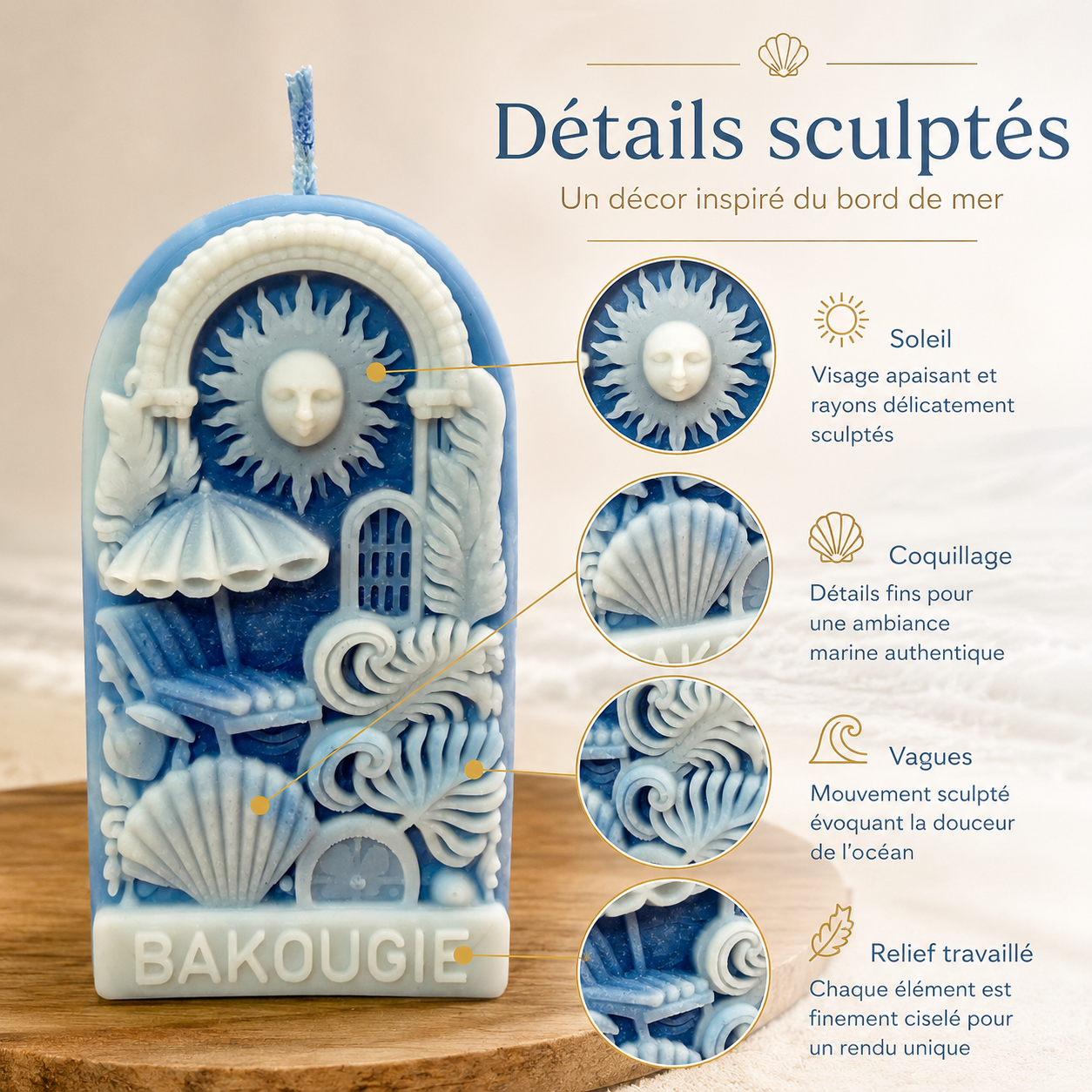 Bougie parfumée Soleil d’Azur Solecito d’Azur Bakougie — vue complémentaire 6