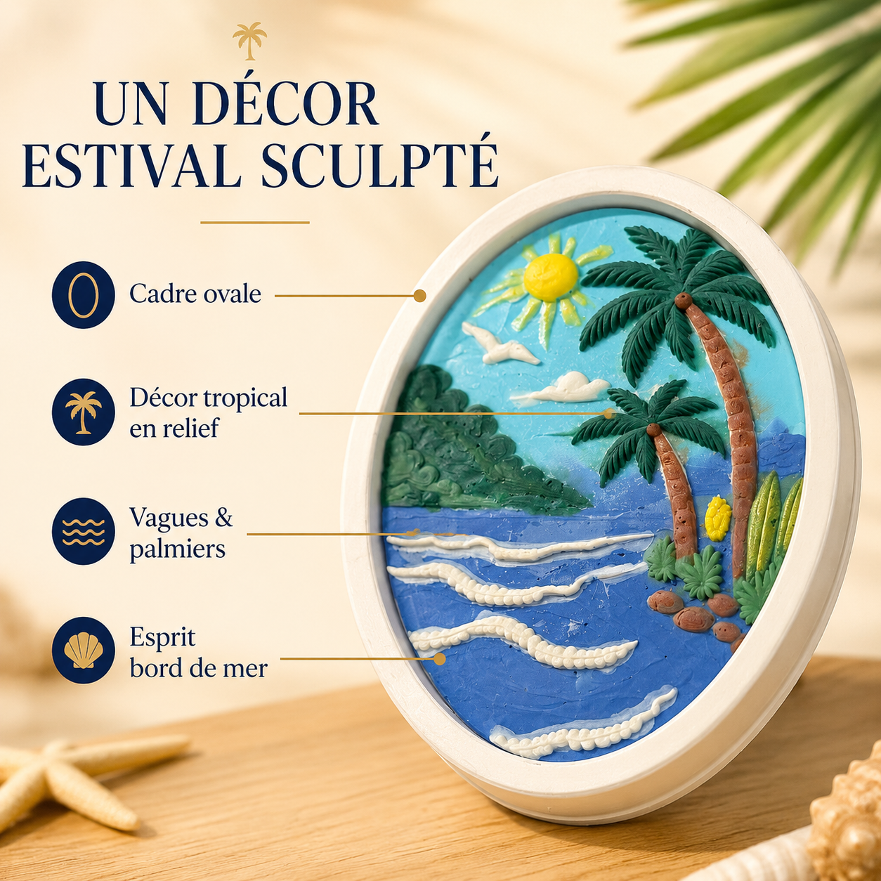 Cadre de cire parfumée Vacaciones au parfum Soleil d’Azur Bakougie — vue complémentaire 4