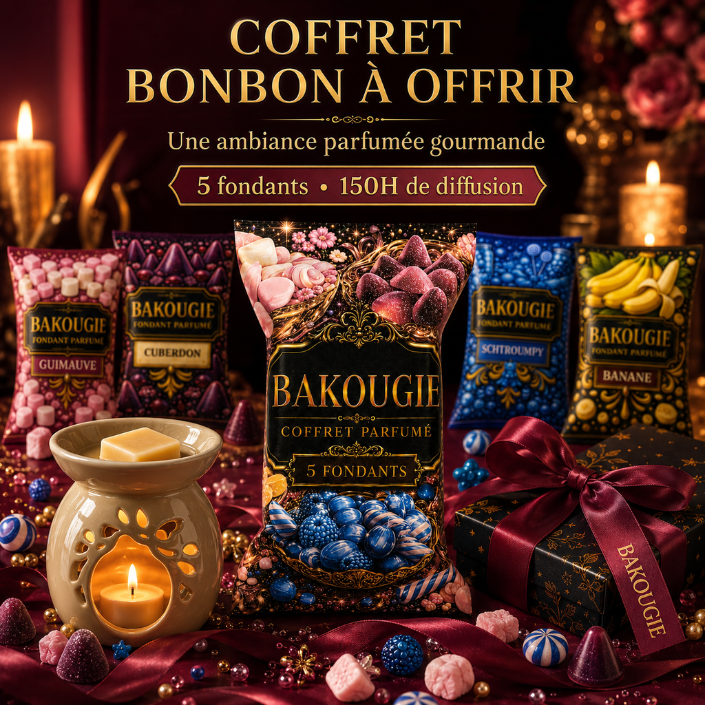 Coffret de 5 fondants de cire parfumée Bonbon Bakougie — vue complémentaire 8