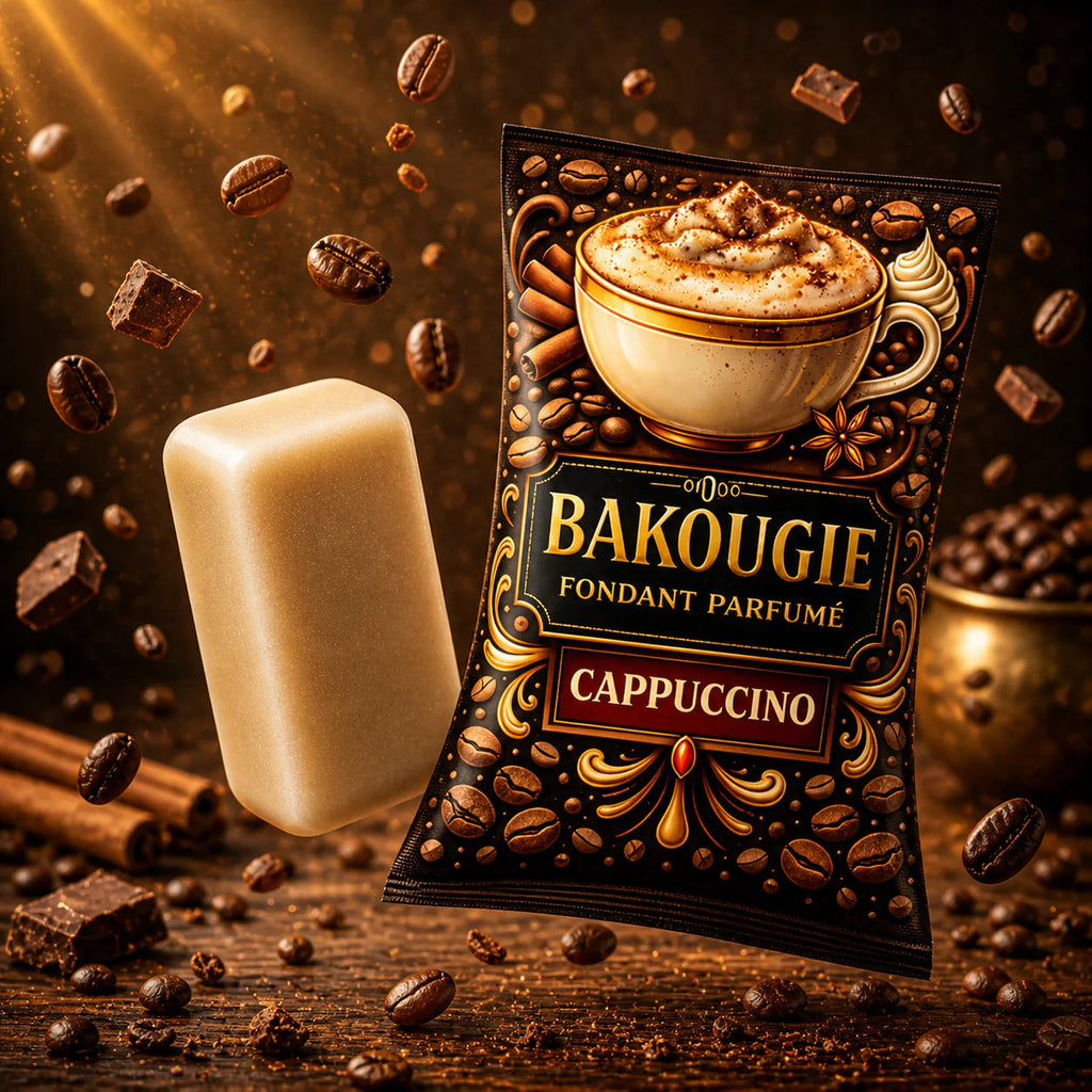 Fondant parfumé Cappuccino du coffret gourmand Bakougie
