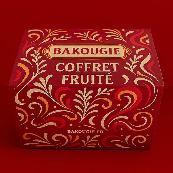 Coffret à offrir fruité Bakougie, bougies parfumées artisanales