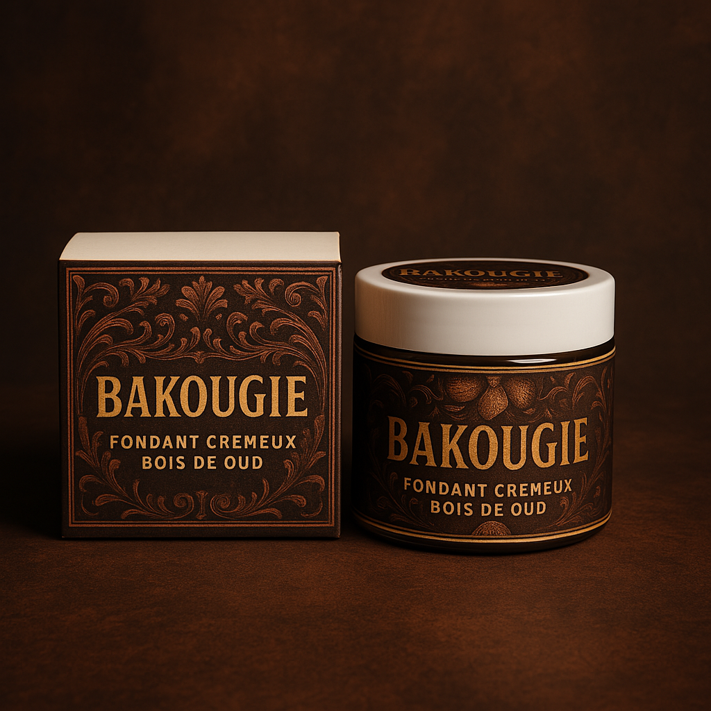 Fondant crémeux Bakougie au parfum Bois de Oud, format 50 g
