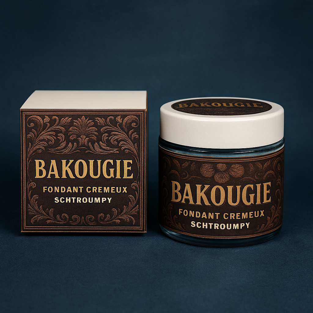 Fondant parfumé crémeux Schtroumpy Bakougie, format 50 g