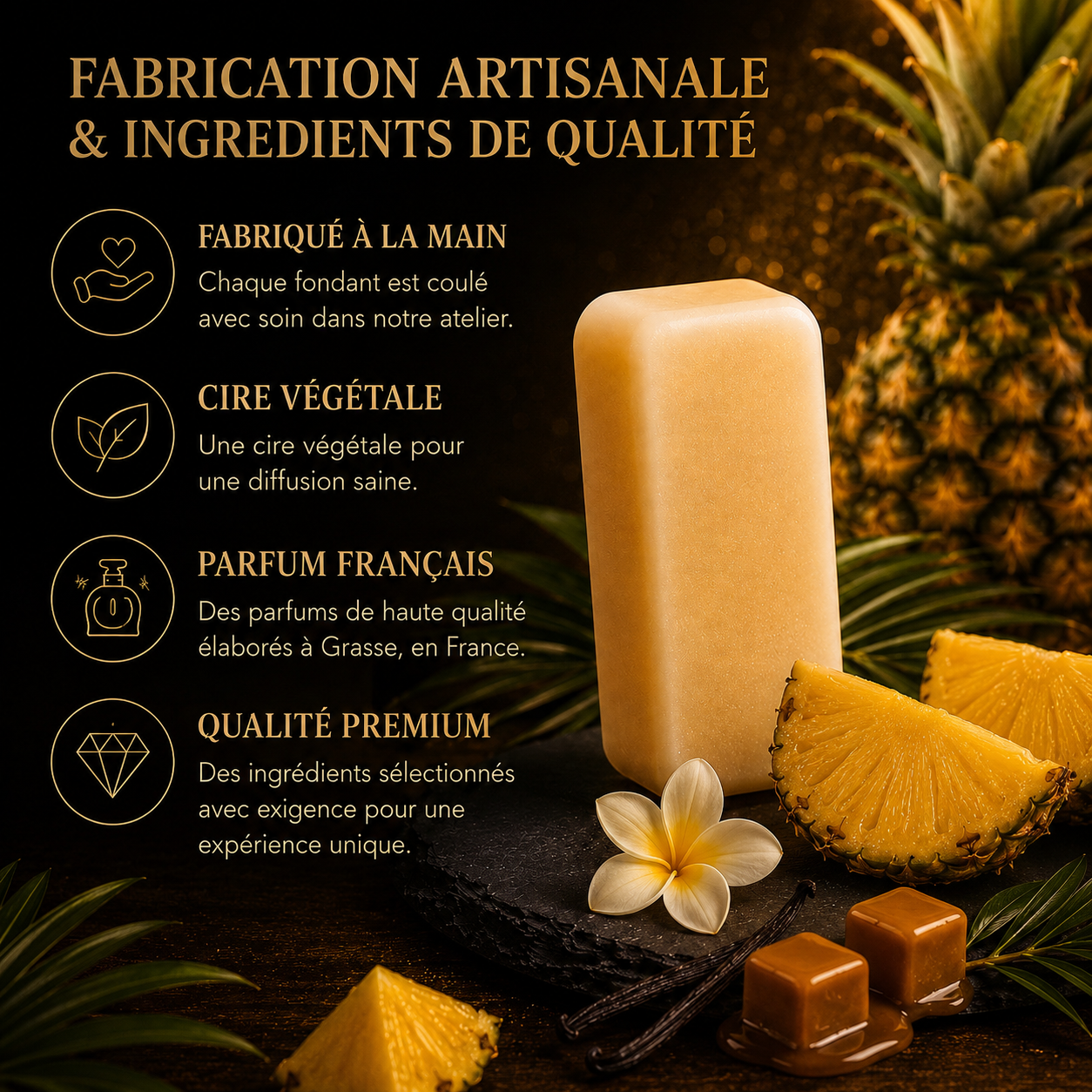 Fondant parfumé Ananas Bakonette Bakougie — vue complémentaire 4