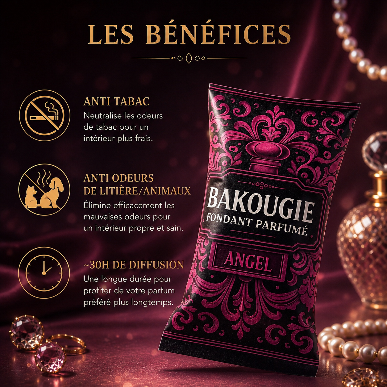Fondant parfumé Ange Bakonette de luxe Bakougie — vue complémentaire 2