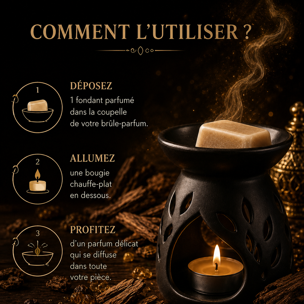 Fondant parfumé Bois de Oud Bakonette Bakougie — vue complémentaire 3