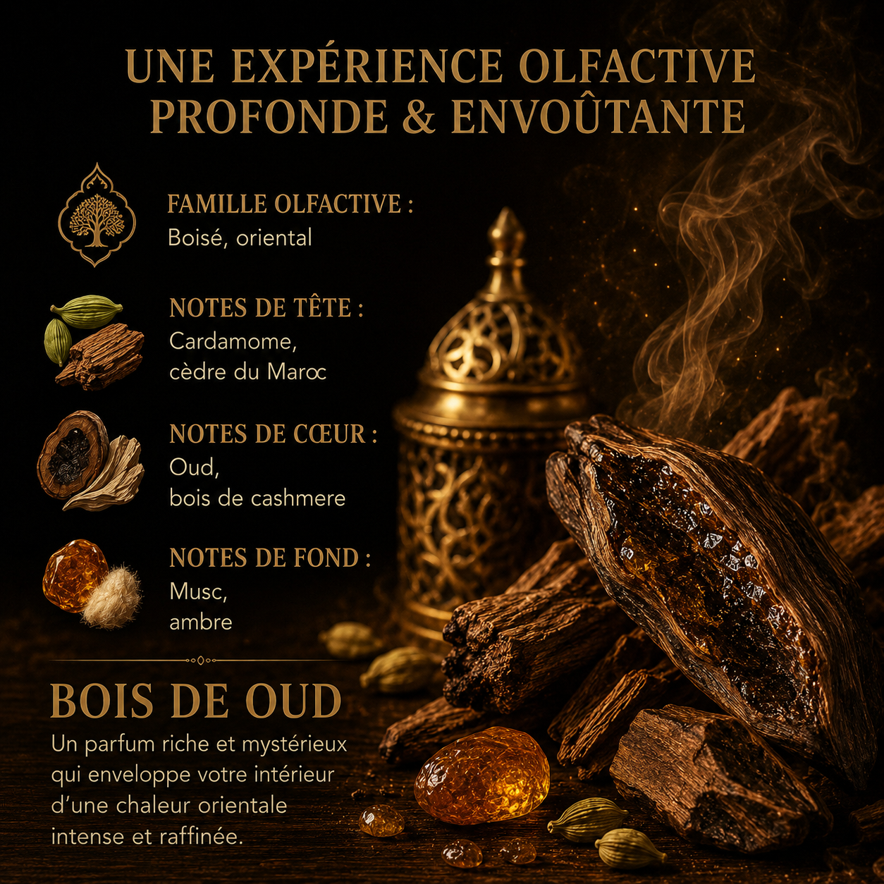 Fondant parfumé Bois de Oud Bakonette Bakougie — vue complémentaire 5