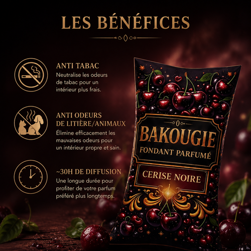 Fondant parfumé Cerise noire Bakonette Bakougie — vue complémentaire 2