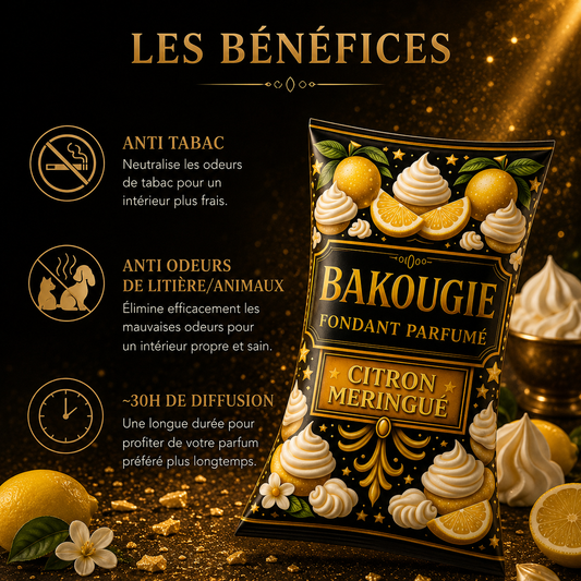 Fondant parfumé Citron meringué Bakonette Bakougie — vue complémentaire 2