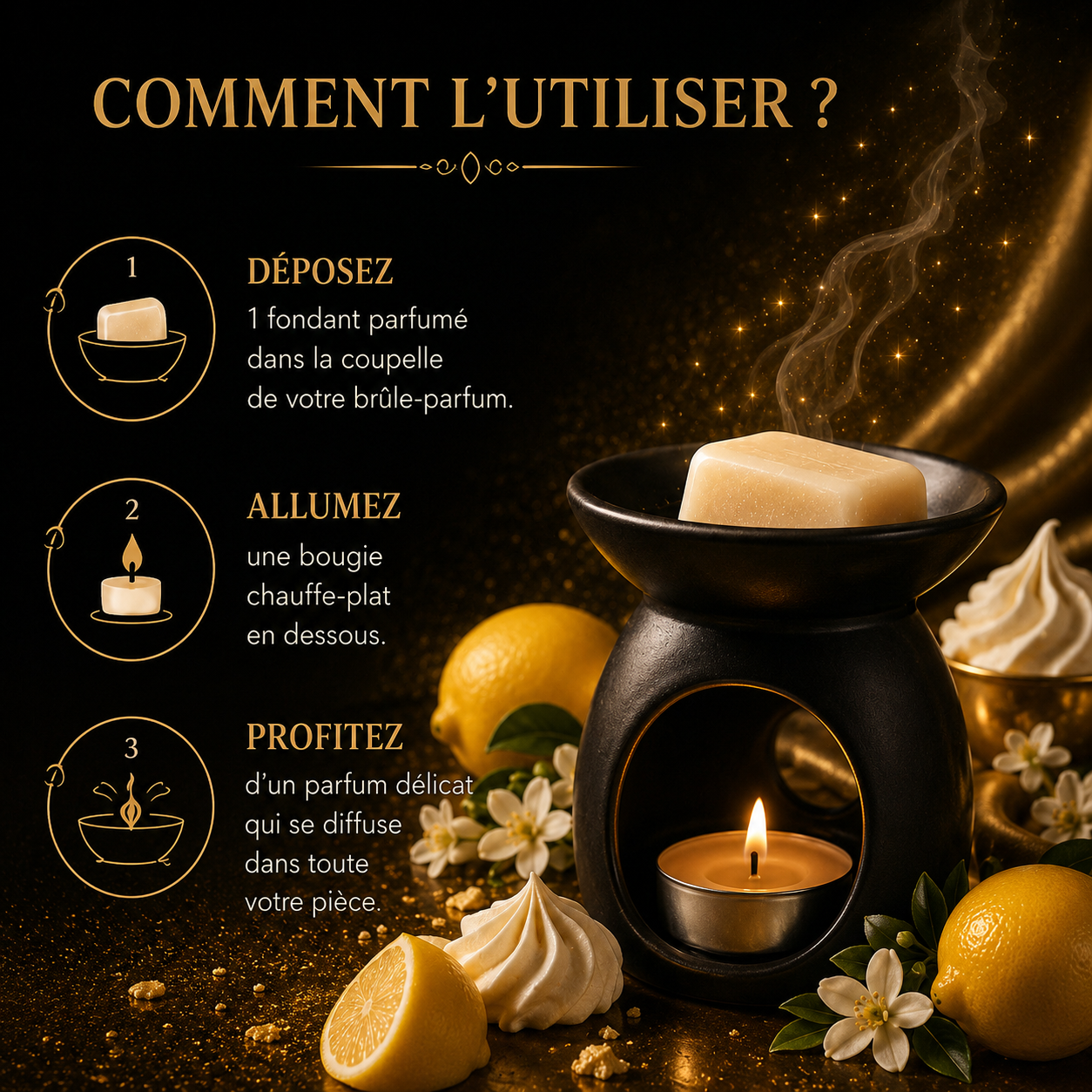 Fondant parfumé Citron meringué Bakonette Bakougie — vue complémentaire 3